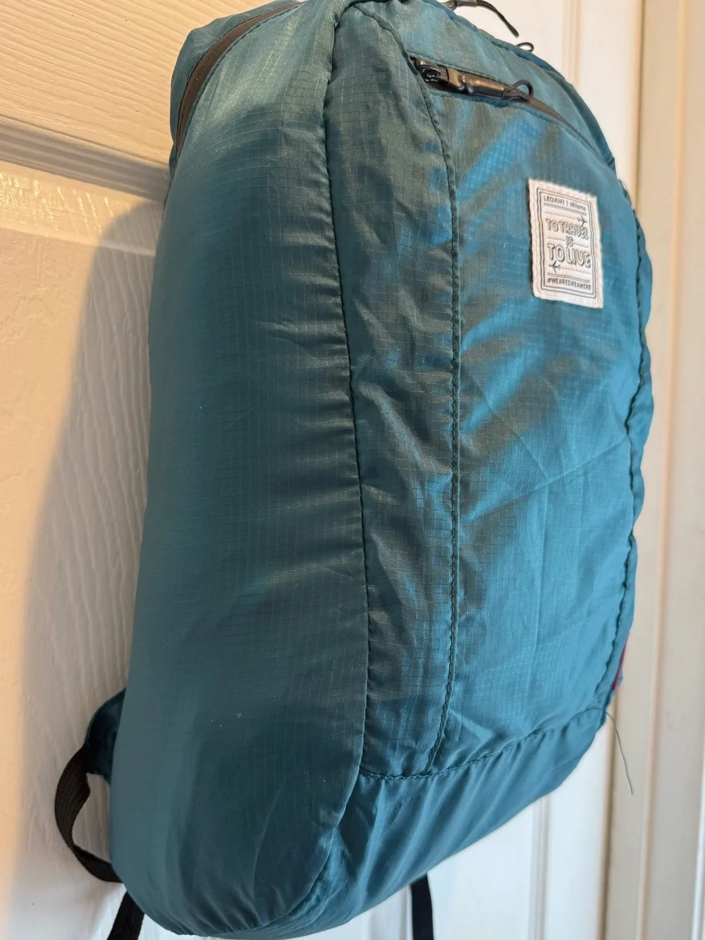 LEGAMI FOLDABLE BACKPACK PETROL BLUE